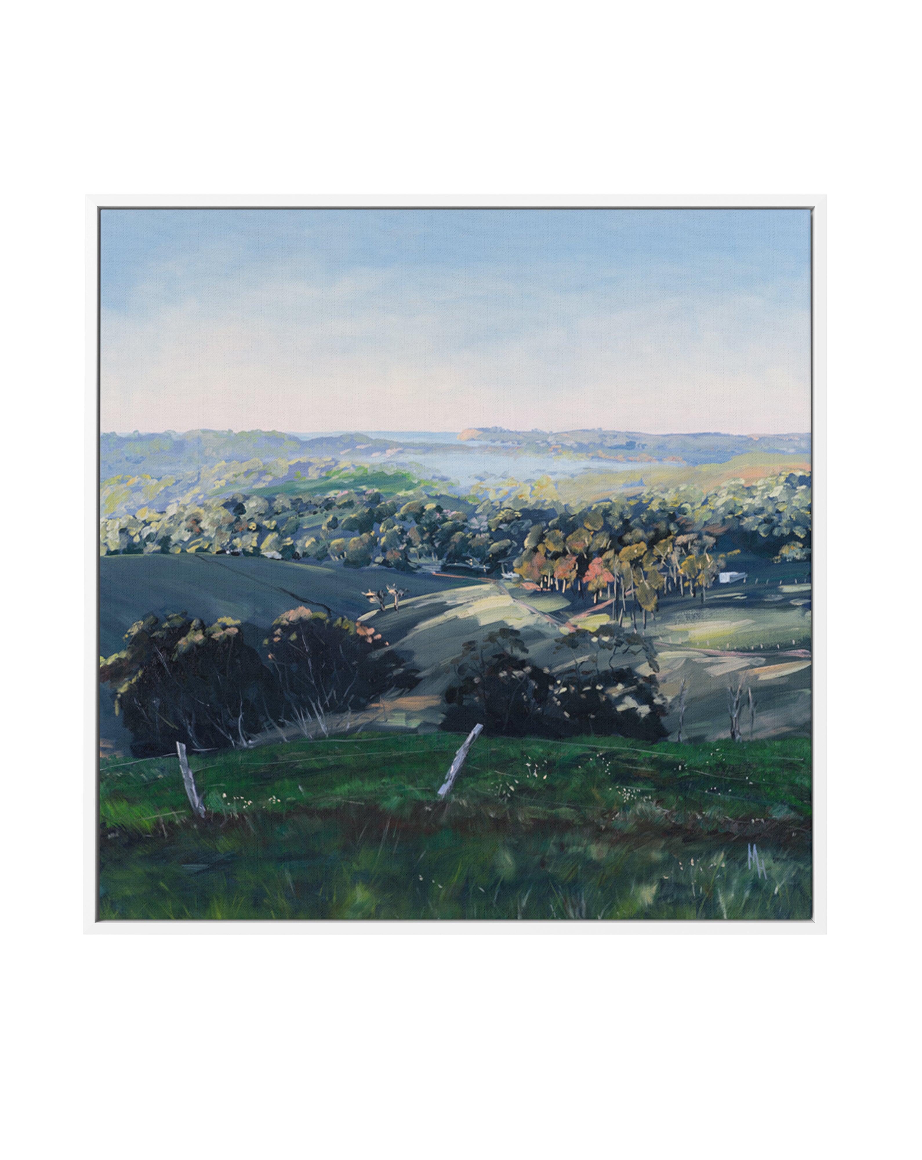 Coopers Shoot to Lennox by Meredith Howse | Framed Canvas Art Print