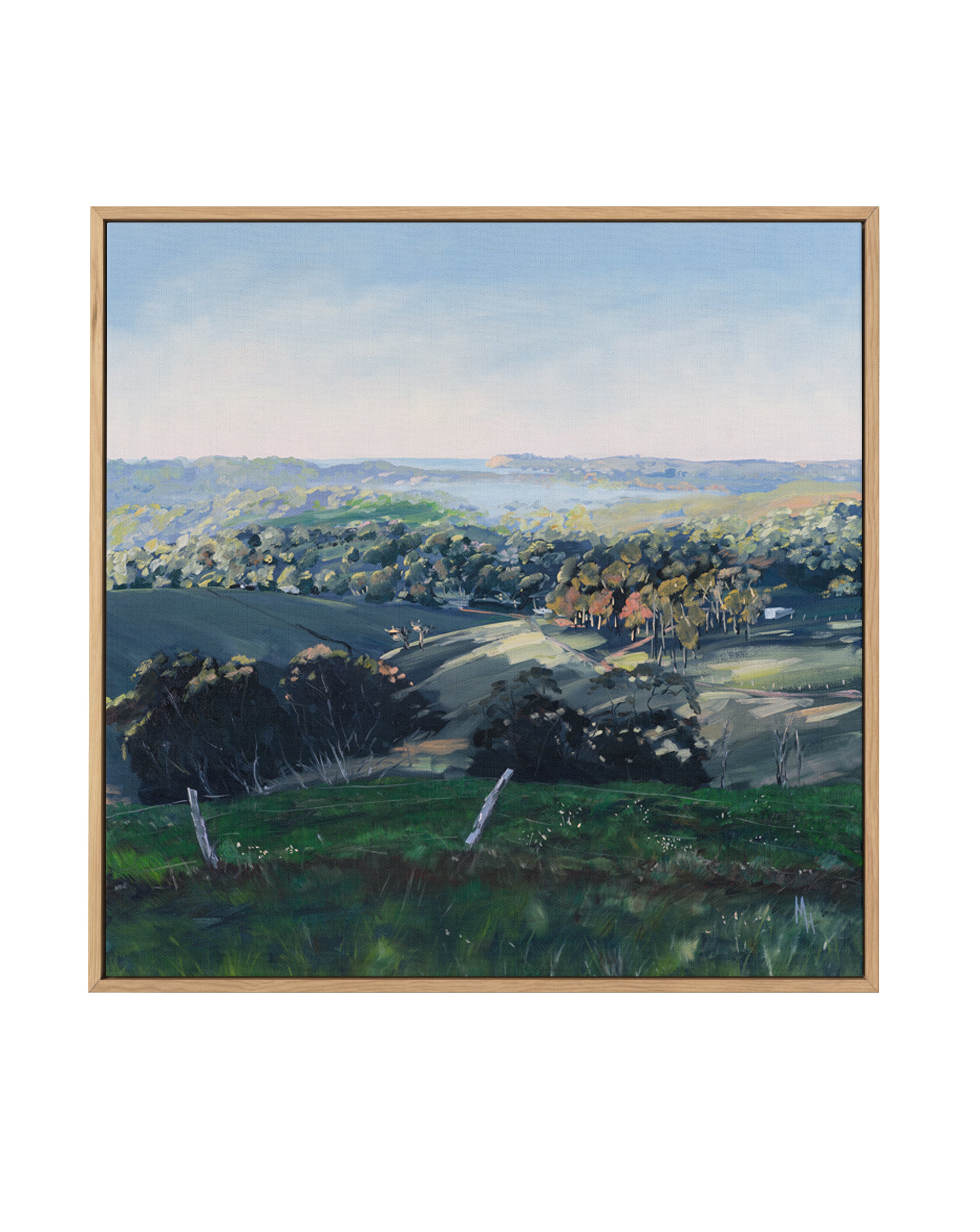 Coopers Shoot to Lennox by Meredith Howse | Framed Canvas Art Print