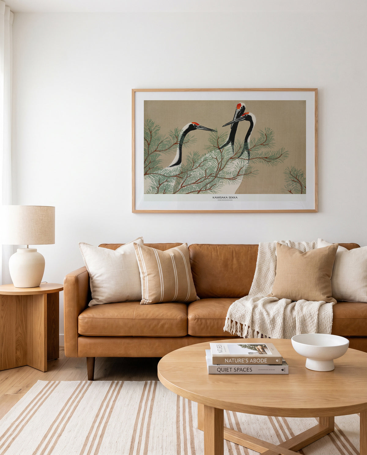 Cranes From Momoyogusa | Art Print