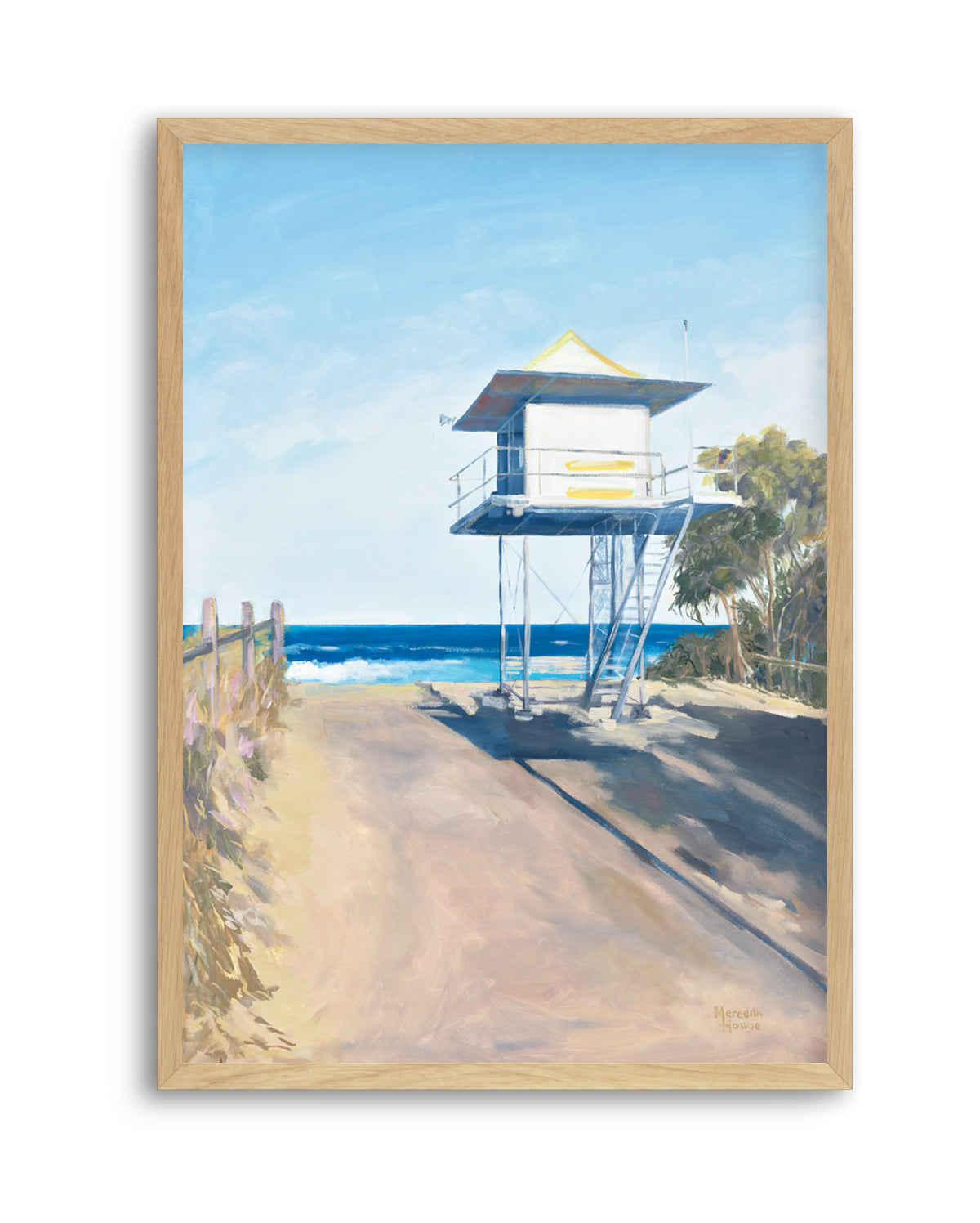 Curramundi Lifeguard Tower by Meredith Howse | Art Print
