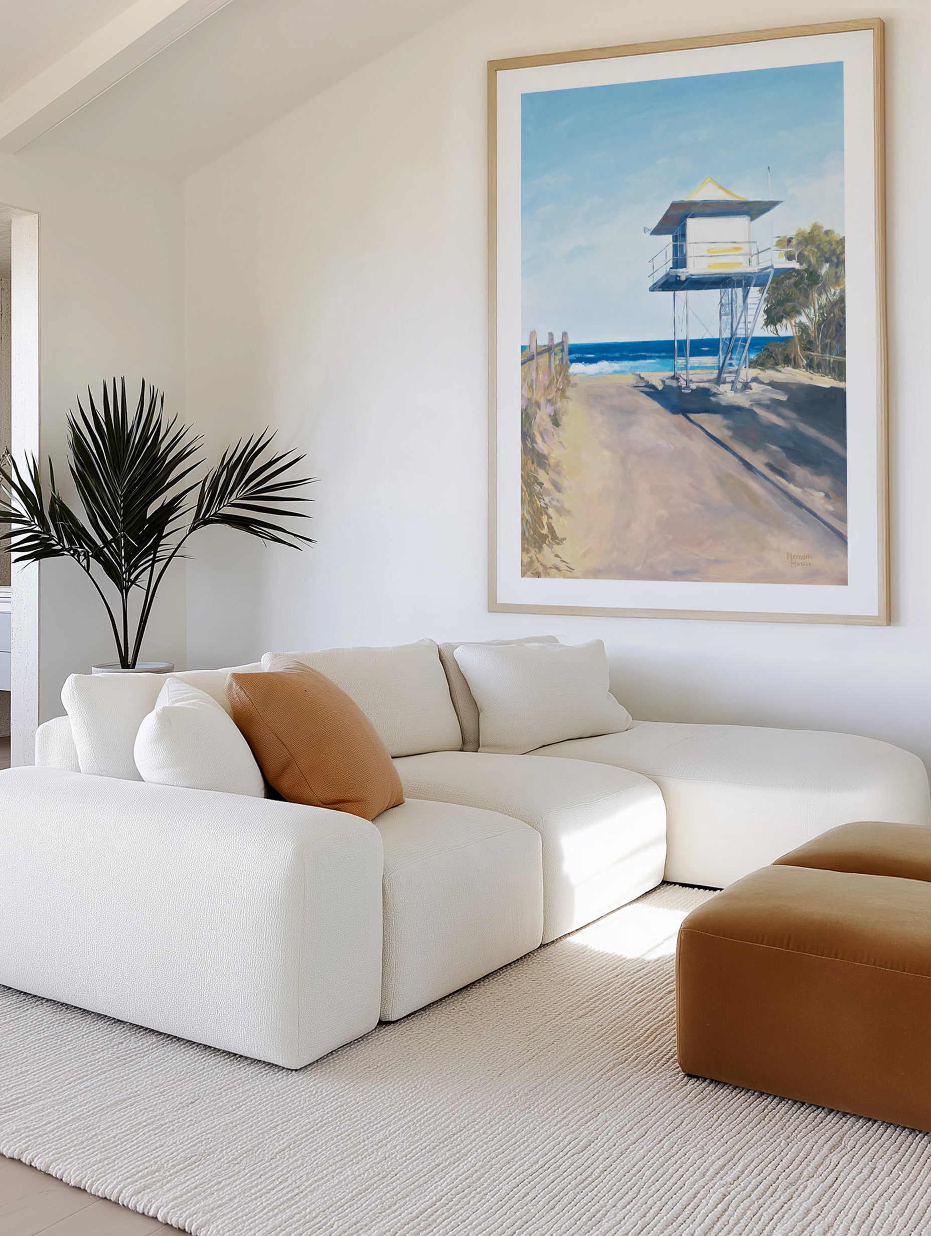 Curramundi Lifeguard Tower by Meredith Howse | Art Print
