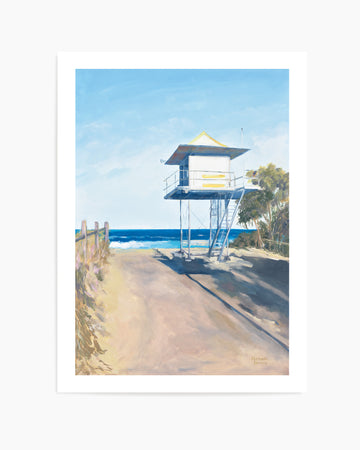 Curramundi Lifeguard Tower by Meredith Howse | Art Print