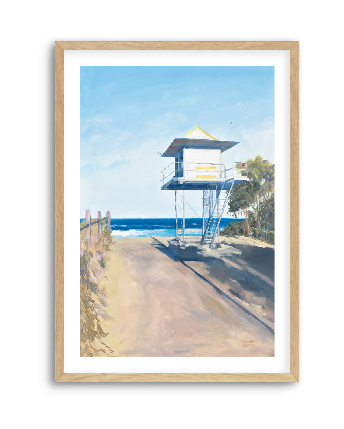 Curramundi Lifeguard Tower by Meredith Howse | Art Print