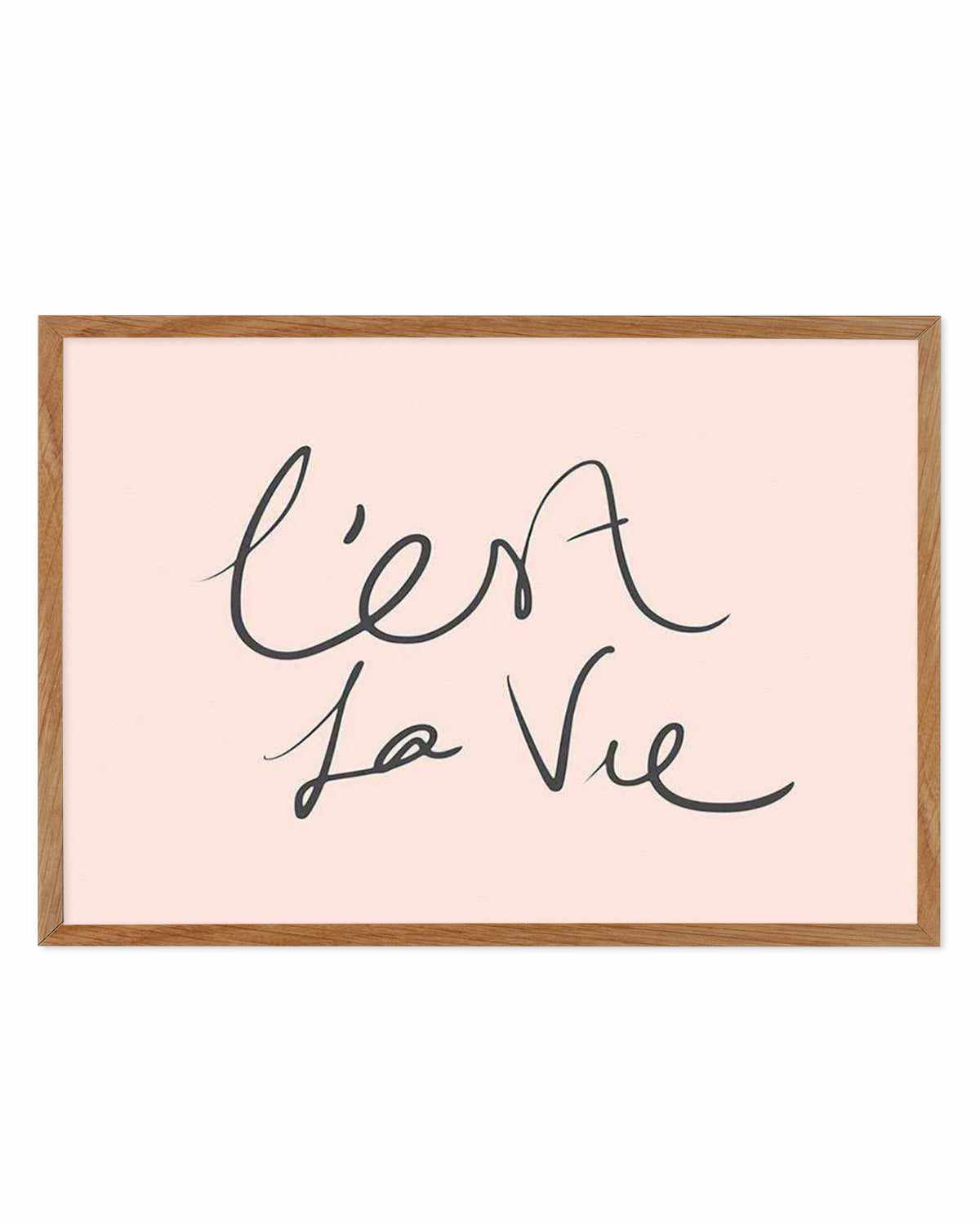 C'est La Vie 2.0 Art Print