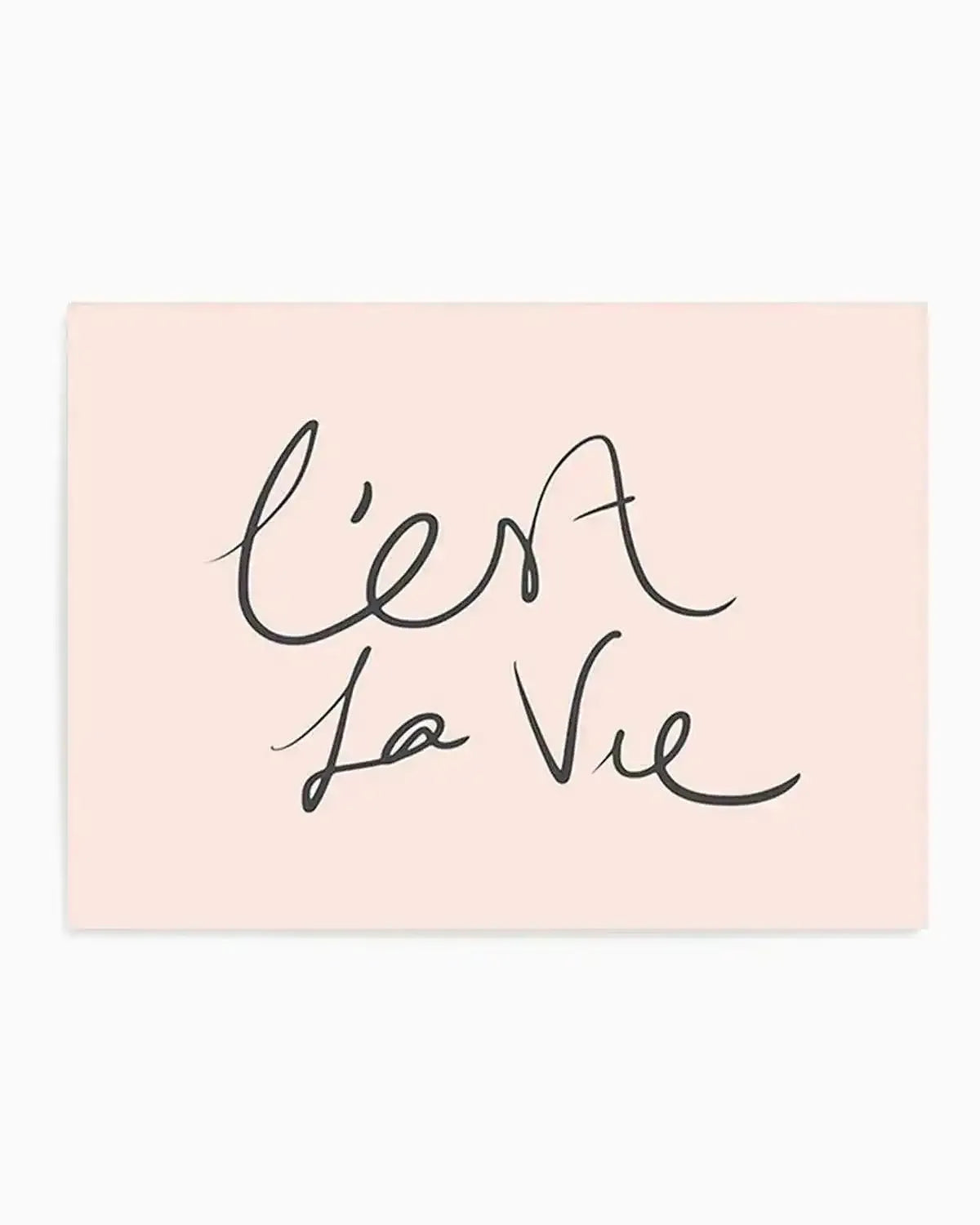 C'est La Vie 2.0 Art Print from Olive et Oriel where you can shop wallpaper and artworks online