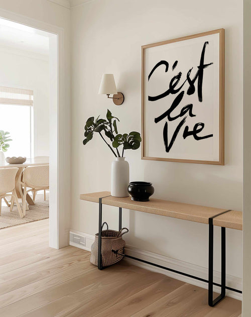 C'est La Vie II Art Print