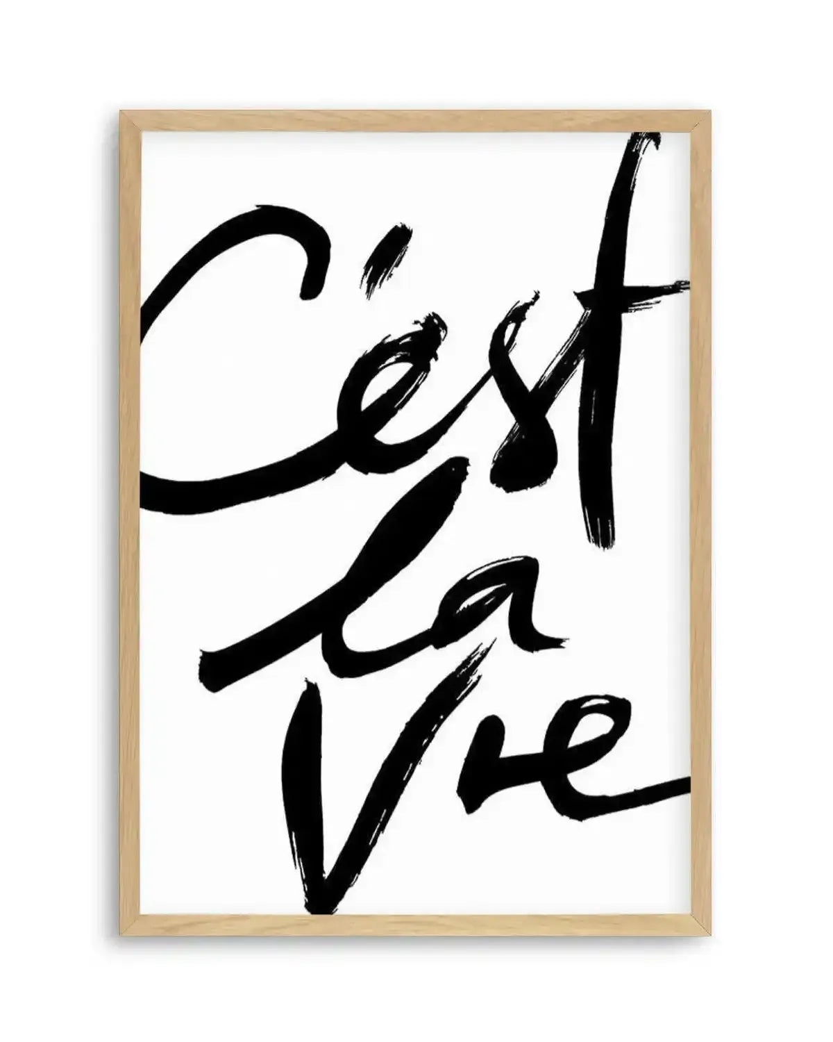C'est La Vie II Art Print from Olive et Oriel where you can shop wallpaper and artworks online