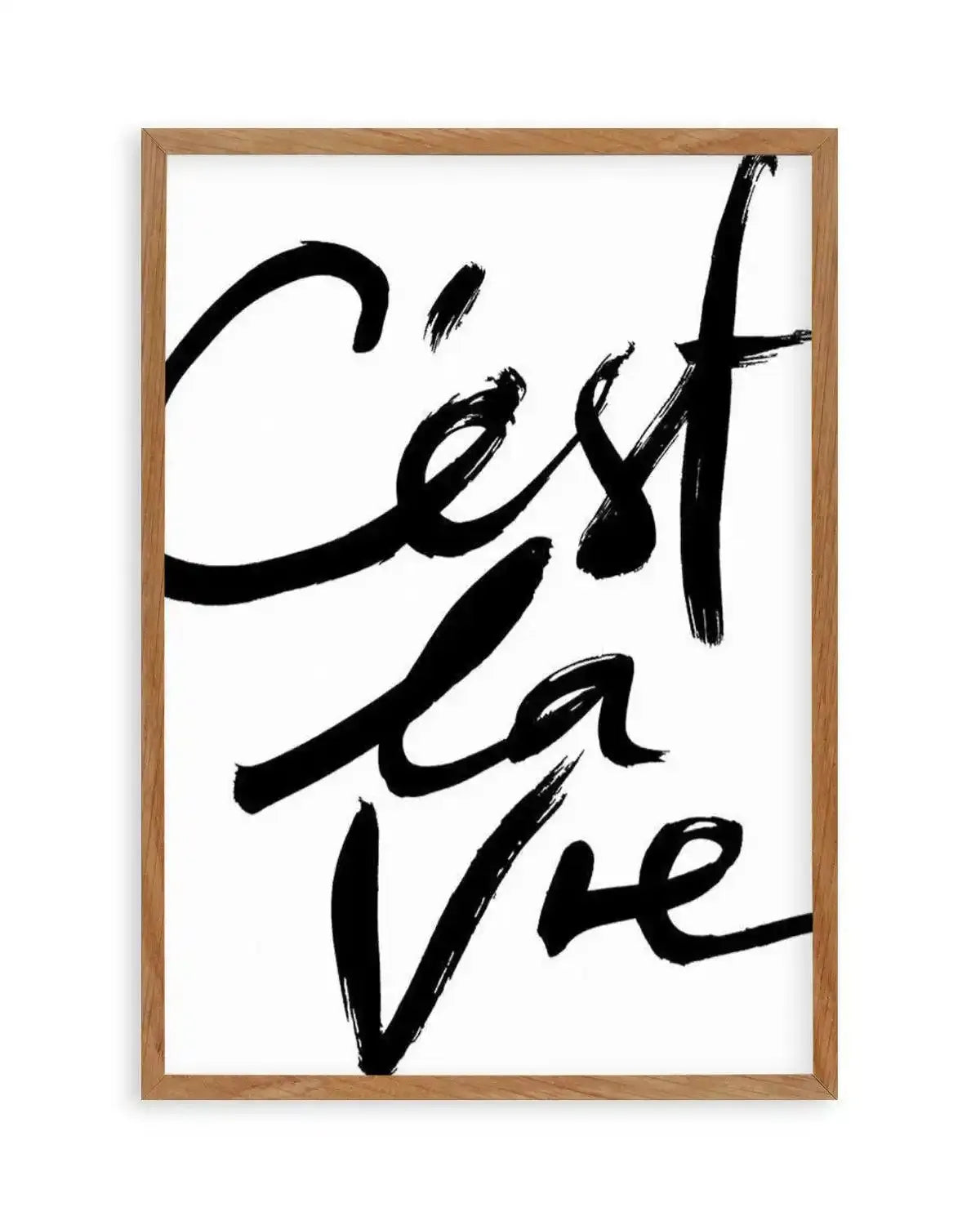 C'est La Vie II Art Print from Olive et Oriel where you can shop wallpaper and artworks online
