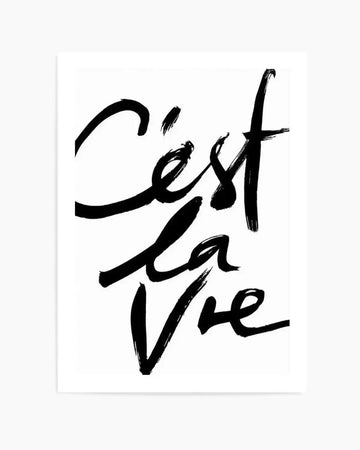 C'est La Vie II Art Print from Olive et Oriel where you can shop wallpaper and artworks online