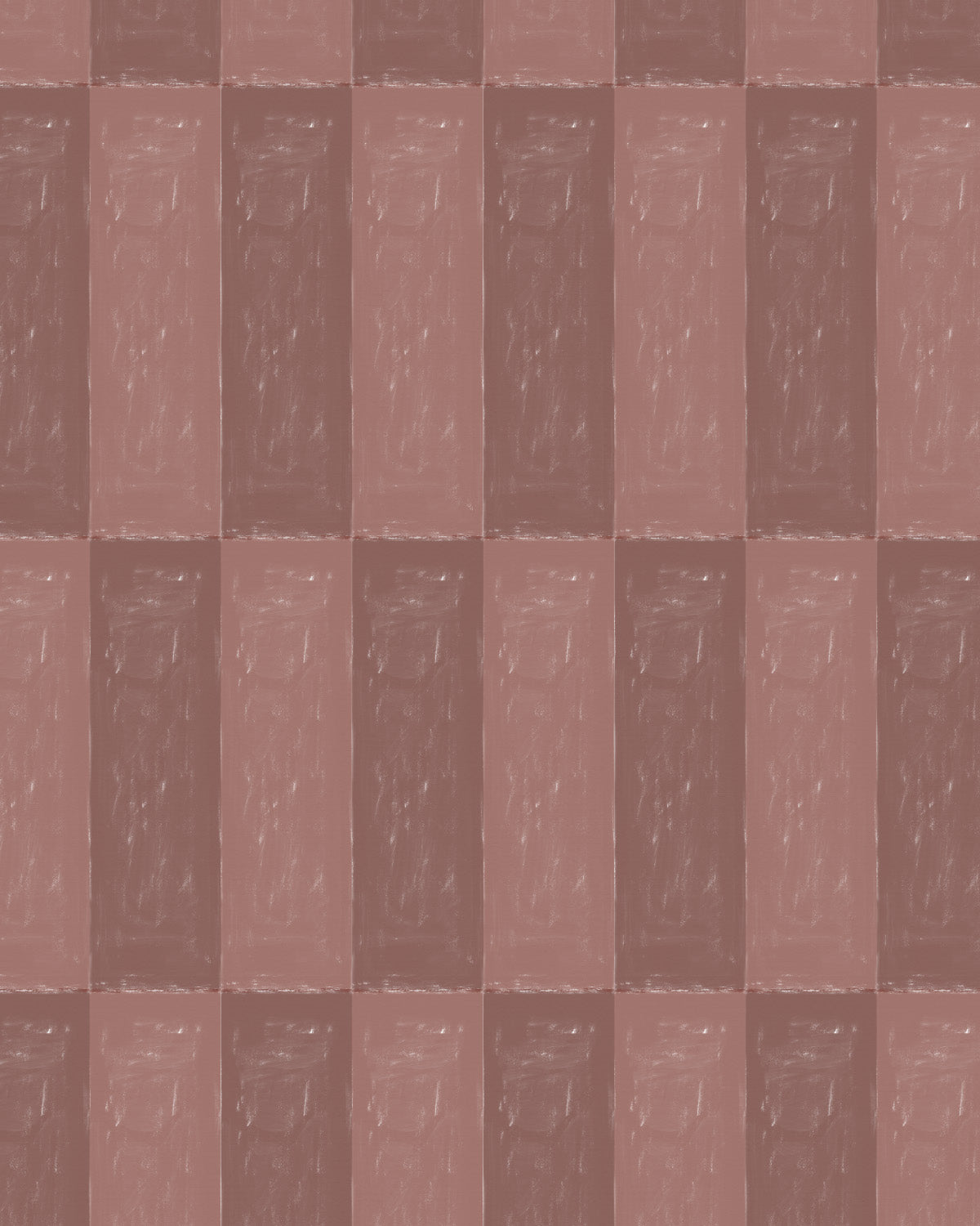 Cabarita Check in Dusty Pink Wallpaper