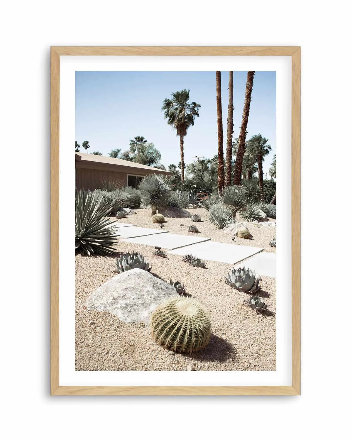 Cactus Garden Palm Springs Art Print from Olive et Oriel where you can shop wallpaper and artworks online