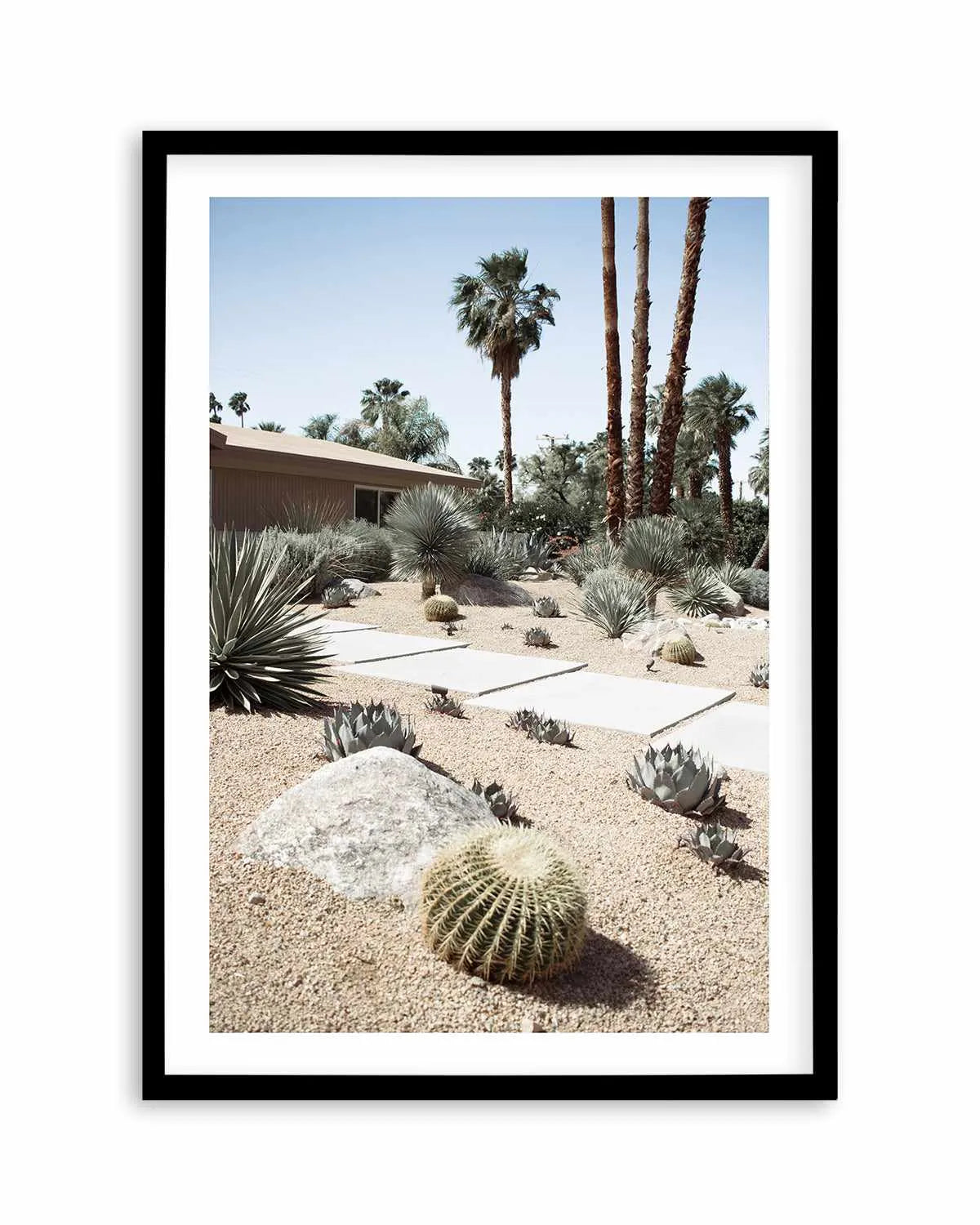 Cactus Garden Palm Springs Art Print from Olive et Oriel where you can shop wallpaper and artworks online
