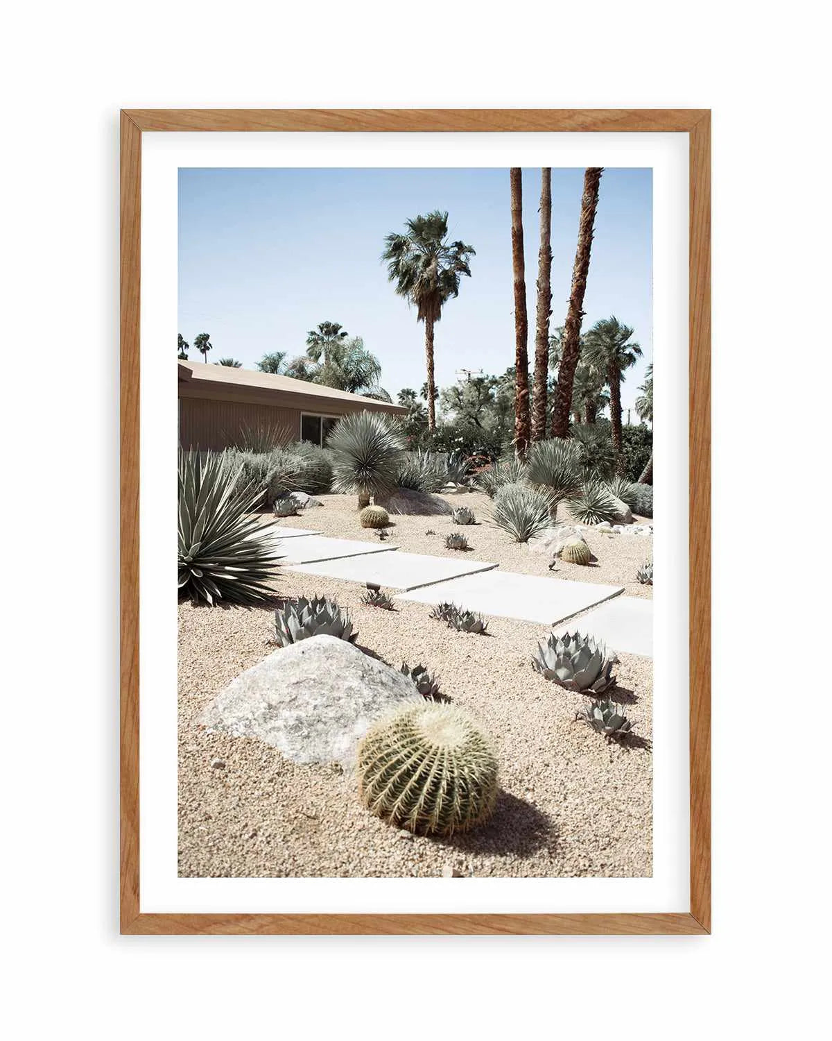 Cactus Garden Palm Springs Art Print from Olive et Oriel where you can shop wallpaper and artworks online
