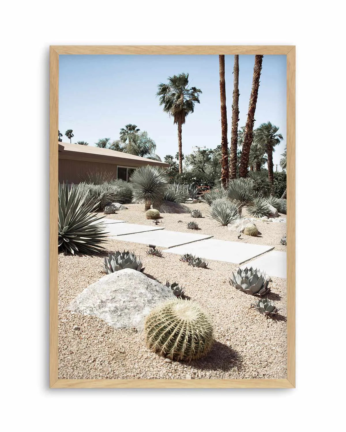 Cactus Garden Palm Springs Art Print from Olive et Oriel where you can shop wallpaper and artworks online