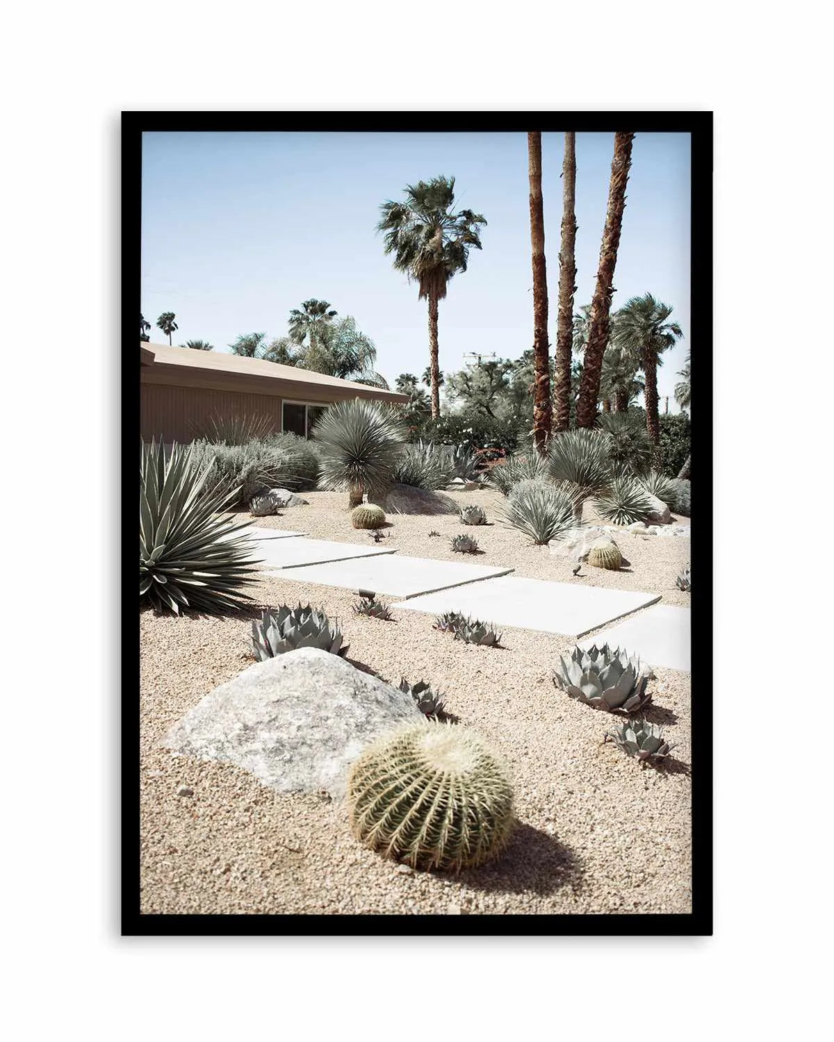 Cactus Garden Palm Springs Art Print from Olive et Oriel where you can shop wallpaper and artworks online