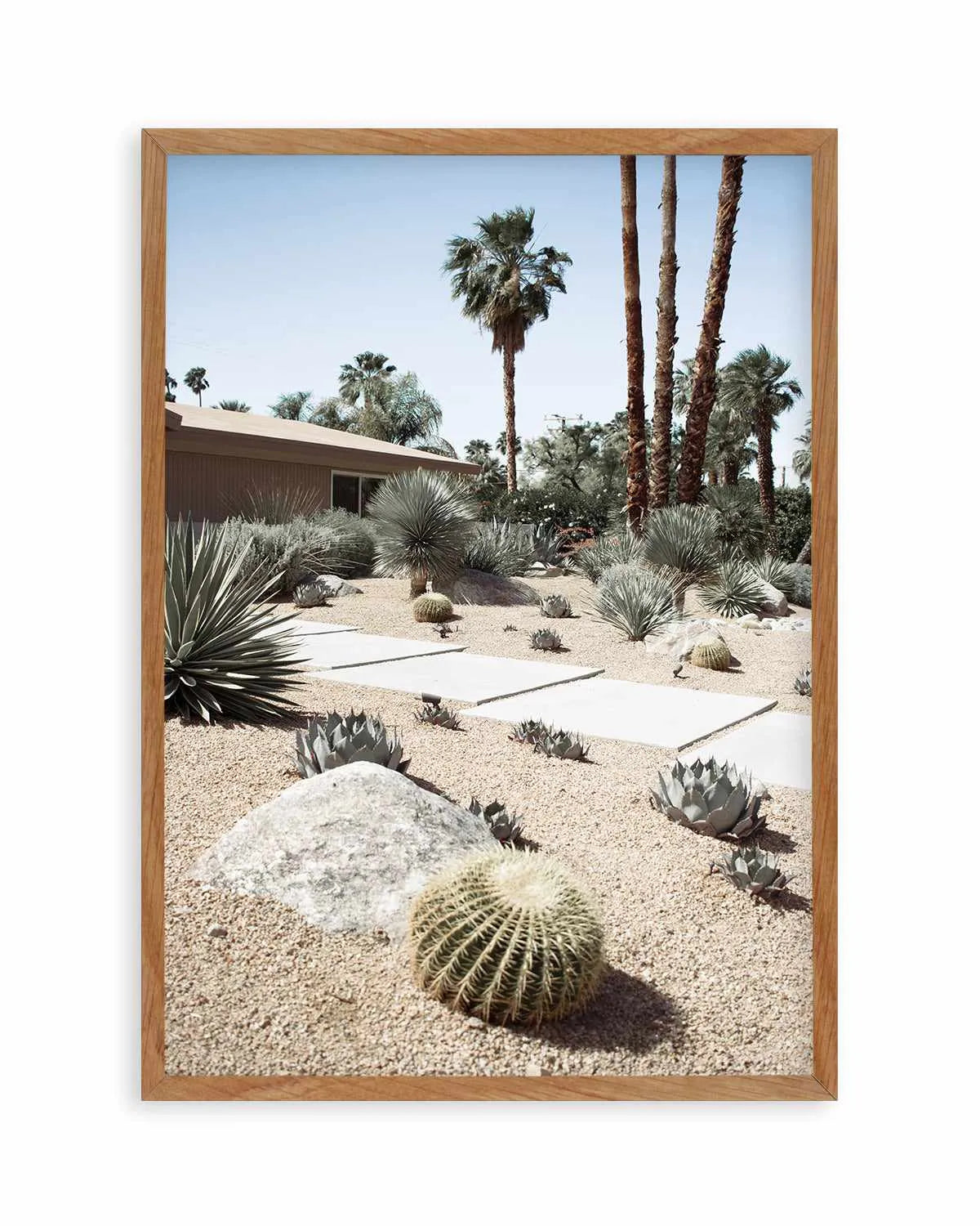 Cactus Garden Palm Springs Art Print from Olive et Oriel where you can shop wallpaper and artworks online