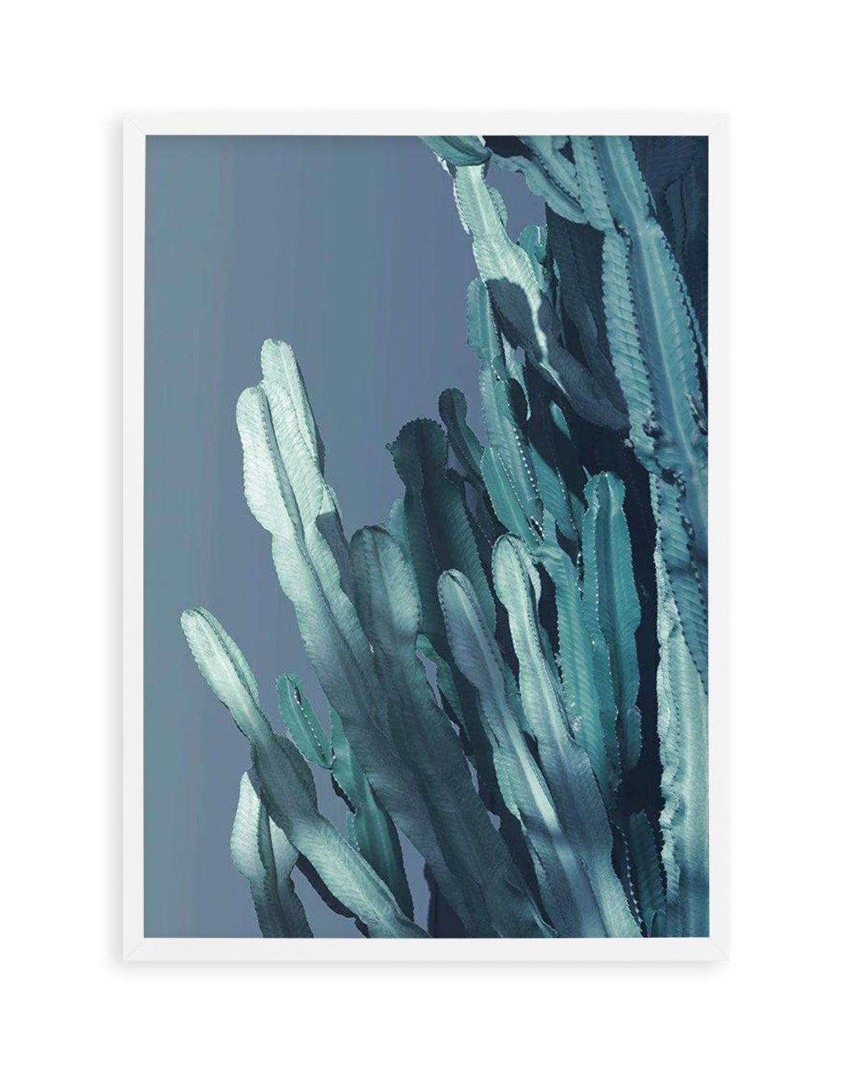 Cactus In Blue I Art Print