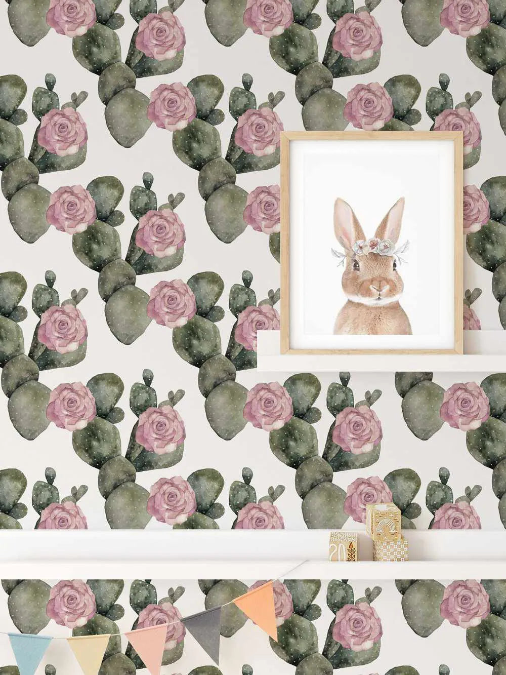 Cactus Rose Wallpaper-Wallpaper-Buy Kids Removable Wallpaper Online Our Custom Made Children√¢‚Ç¨‚Ñ¢s Wallpapers Are A Fun Way To Decorate And Enhance Boys Bedroom Decor And Girls Bedrooms They Are An Amazing Addition To Your Kids Bedroom Walls Our Collection of Kids Wallpaper Is Sure To Transform Your Kids Rooms Interior Style From Pink Wallpaper To Dinosaur Wallpaper Even Marble Wallpapers For Teen Boys Shop Peel And Stick Wallpaper Online Today With Olive et Oriel