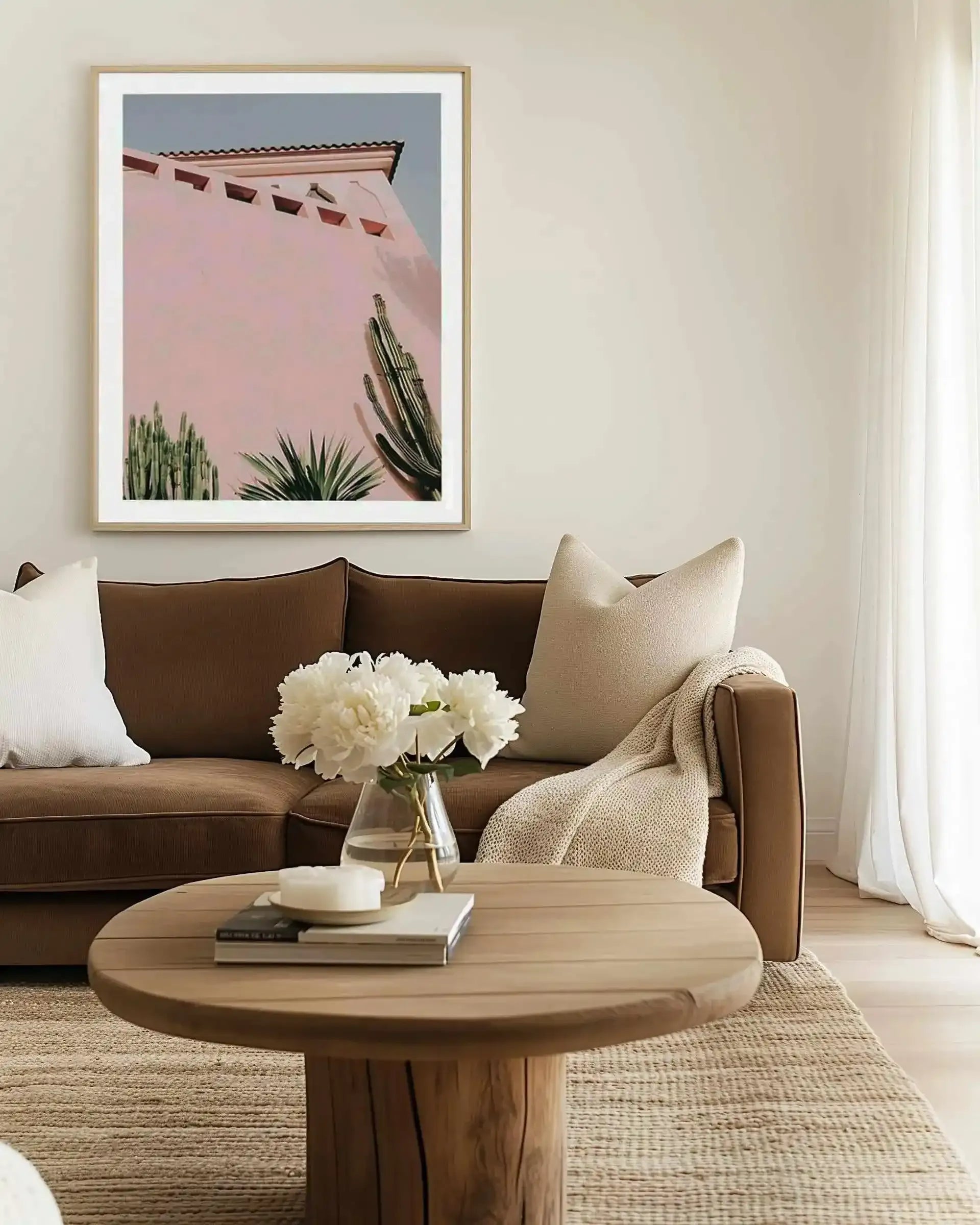 Cactus Wall II Art Print from Olive et Oriel where you can shop wallpaper and artworks online