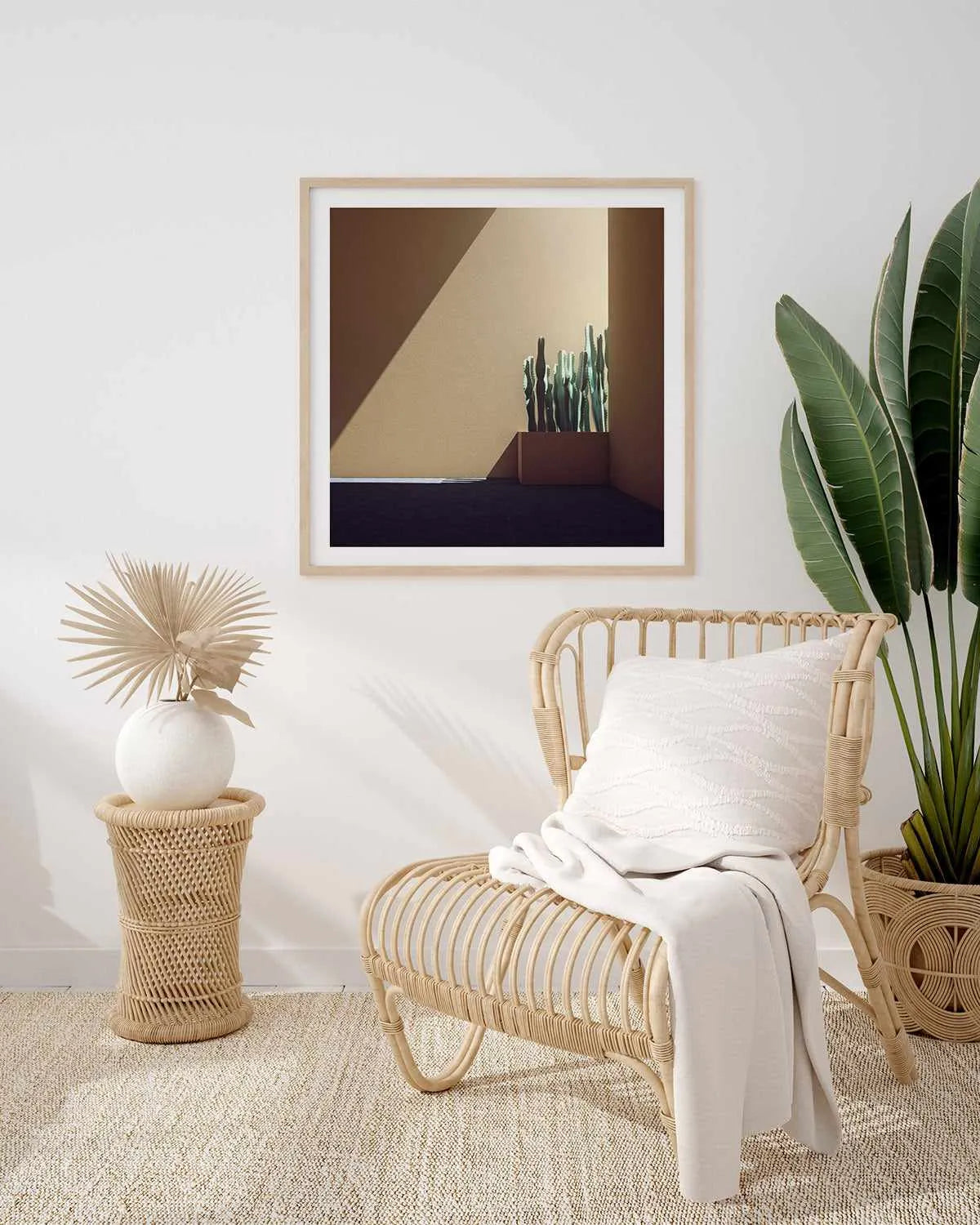 Cactus Wall by Guachinarte Art Print from Olive et Oriel where you can shop wallpaper and artworks online