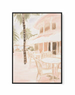 Cafe Contigo | Framed Canvas Art Print