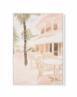 Cafe Contigo | Framed Canvas Art Print