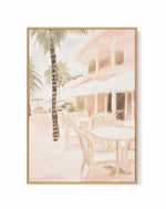 Cafe Contigo | Framed Canvas Art Print