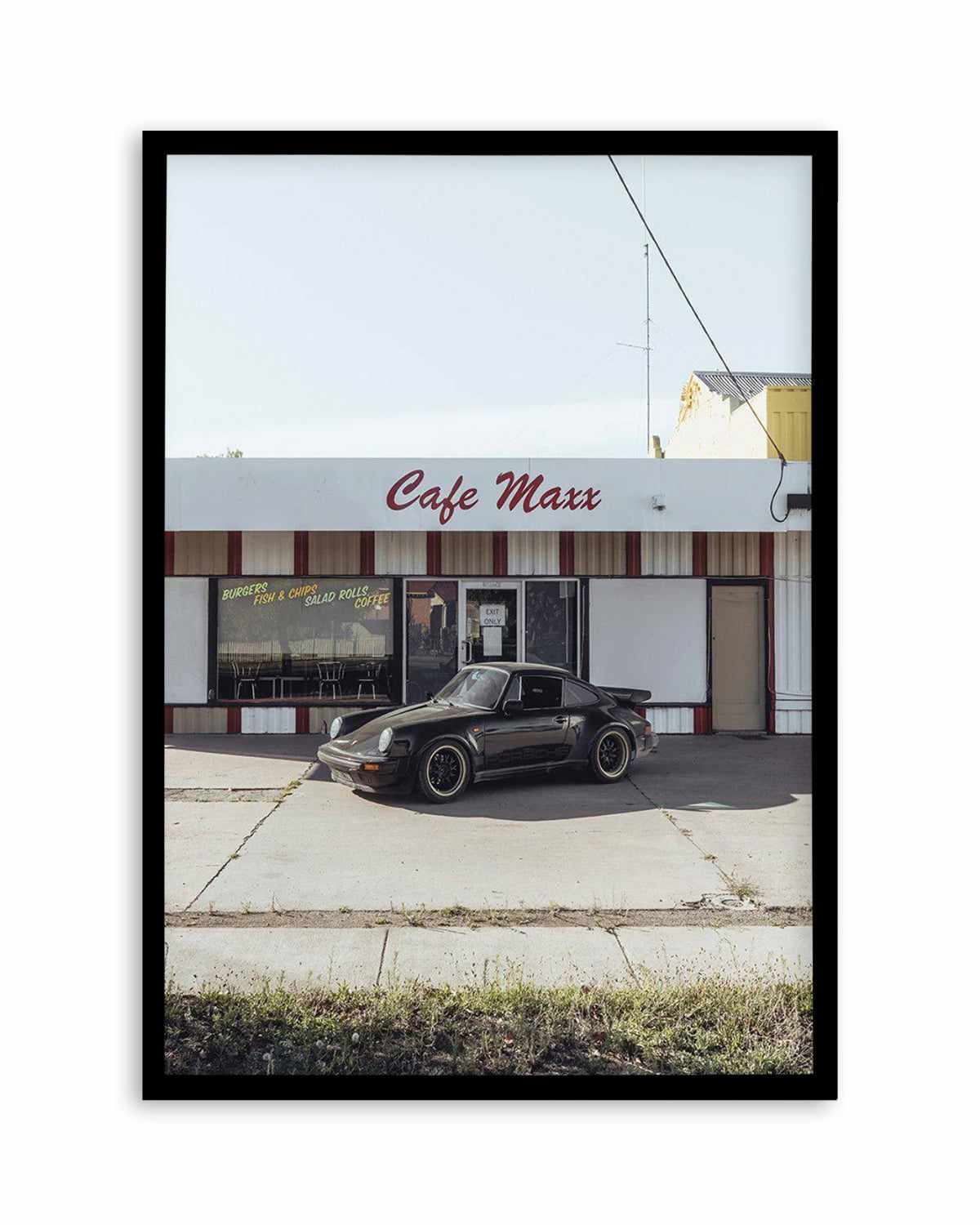 Cafe Maxx By Tim Harris Art Print