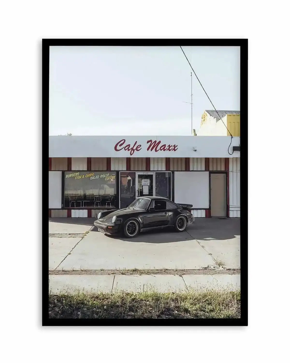 Cafe Maxx By Tim Harris Art Print from Olive et Oriel where you can shop wallpaper and artworks online