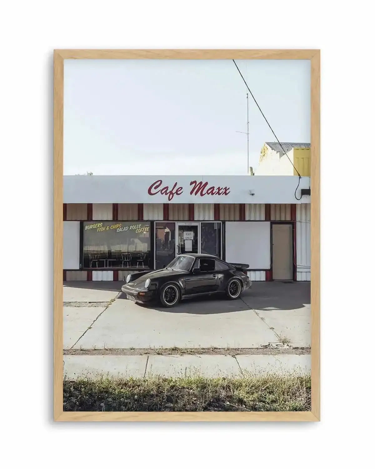 Cafe Maxx By Tim Harris Art Print from Olive et Oriel where you can shop wallpaper and artworks online