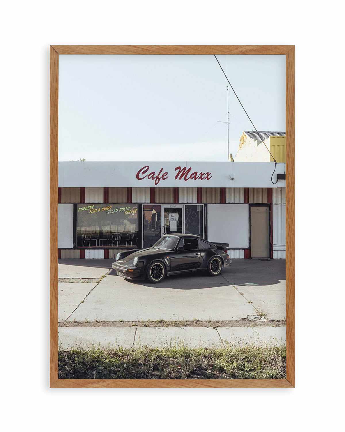 Cafe Maxx By Tim Harris Art Print