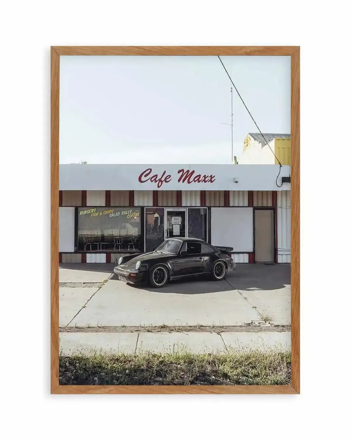 Cafe Maxx By Tim Harris Art Print from Olive et Oriel where you can shop wallpaper and artworks online