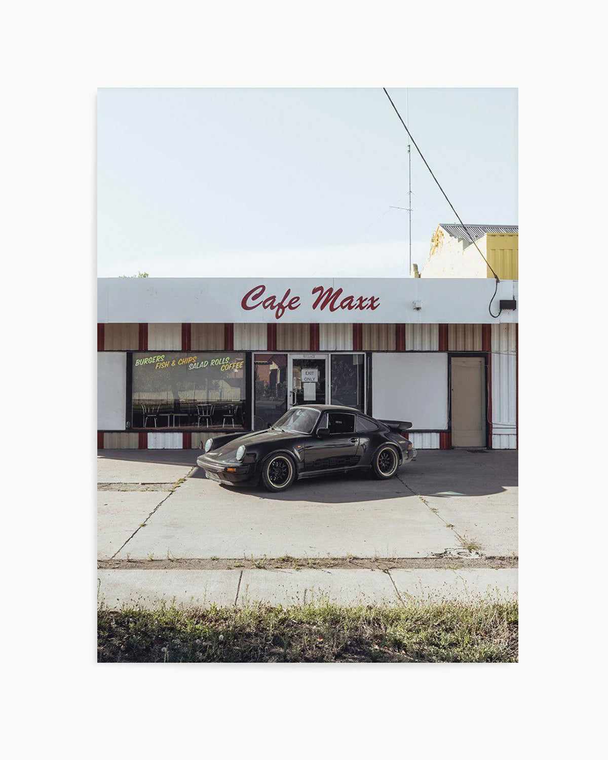 Cafe Maxx By Tim Harris Art Print