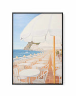 Cafe Positano | Framed Canvas Art Print