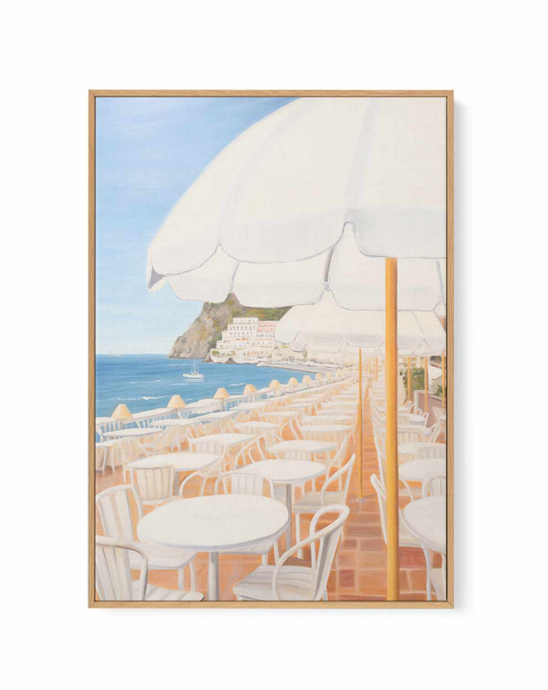 Cafe Positano | Framed Canvas Art Print