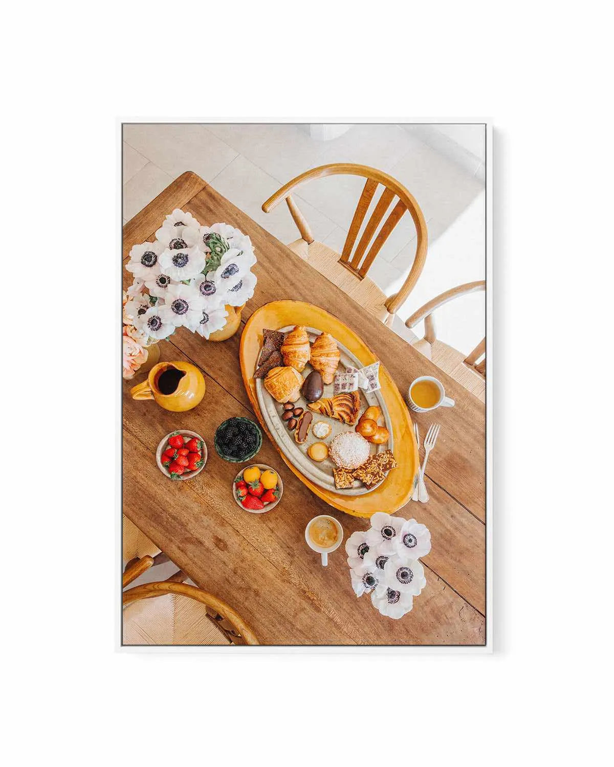 Cafe Style I by Jovani Demetrie | Framed Canvas Art Print from Olive et Oriel where you can shop wallpaper and artworks online