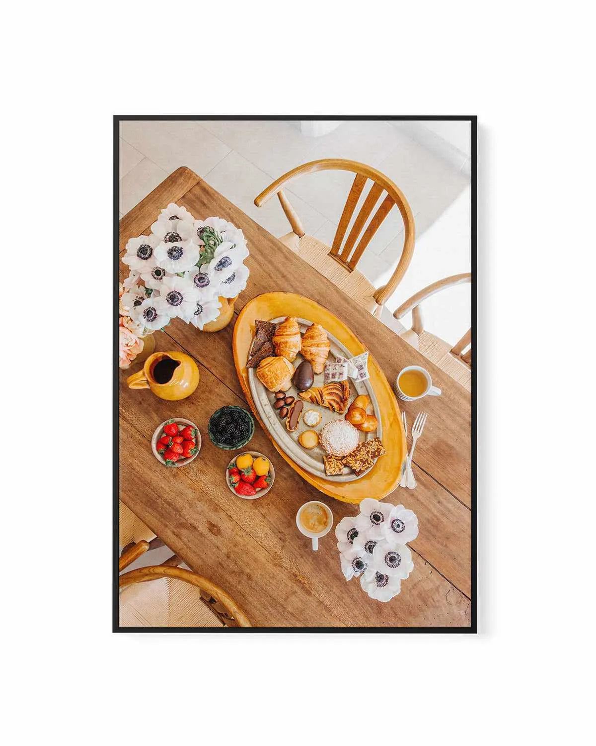 Cafe Style I by Jovani Demetrie | Framed Canvas Art Print from Olive et Oriel where you can shop wallpaper and artworks online
