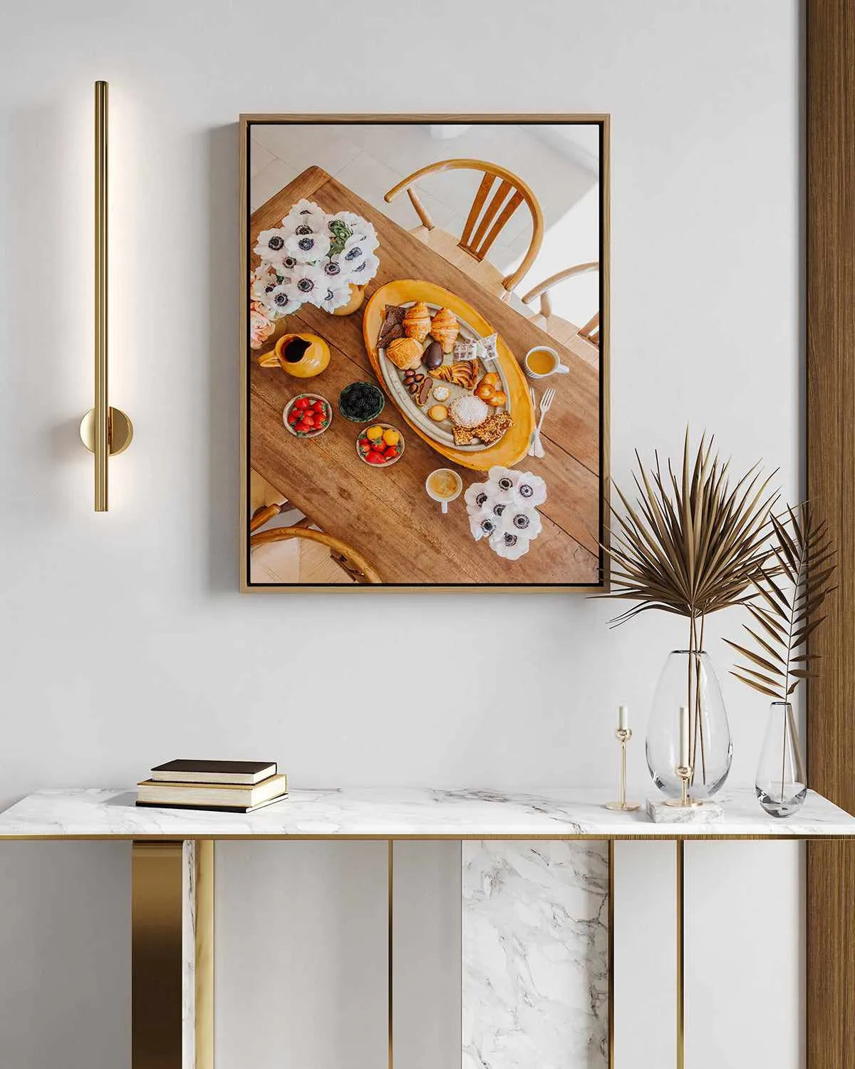 Cafe Style I by Jovani Demetrie | Framed Canvas Art Print from Olive et Oriel where you can shop wallpaper and artworks online