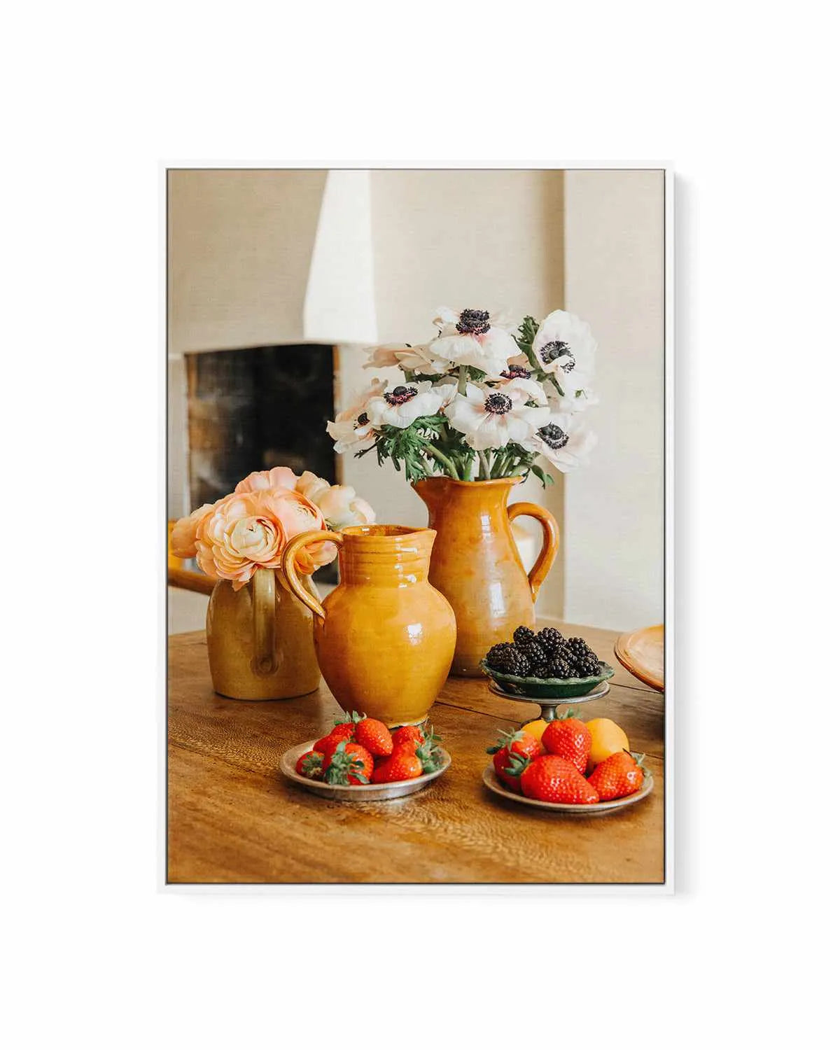 Cafe Style II by Jovani Demetrie | Framed Canvas Art Print from Olive et Oriel where you can shop wallpaper and artworks online