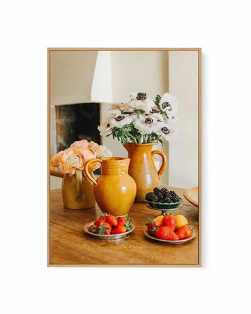 Cafe Style II by Jovani Demetrie | Framed Canvas Art Print from Olive et Oriel where you can shop wallpaper and artworks online