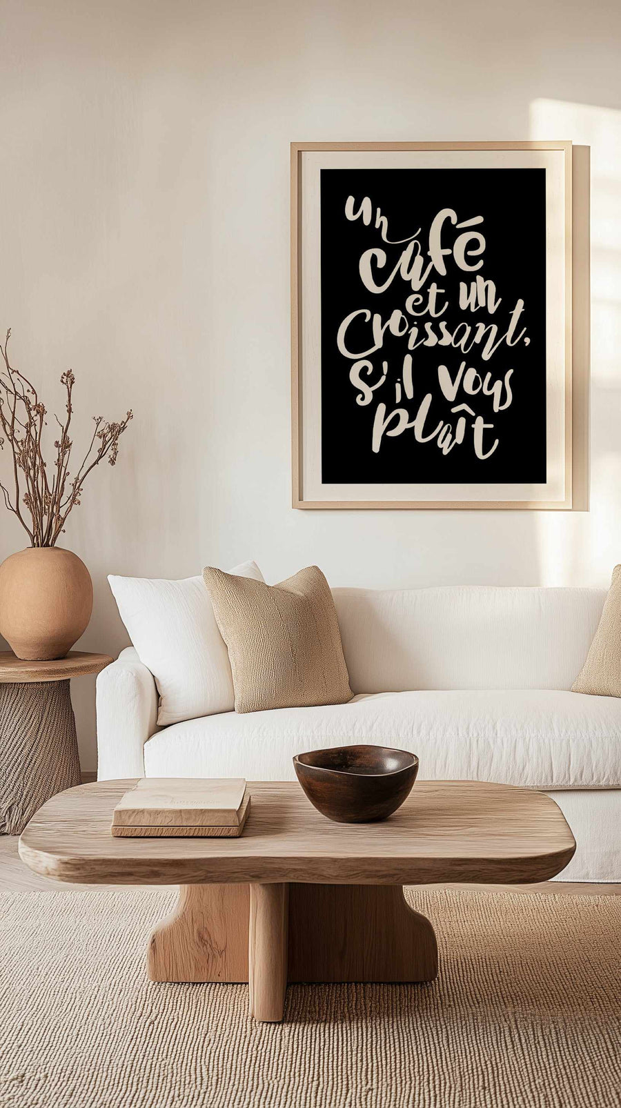 Cafe a Croissant | Art Print from Olive et Oriel where you can shop wallpaper and artworks online