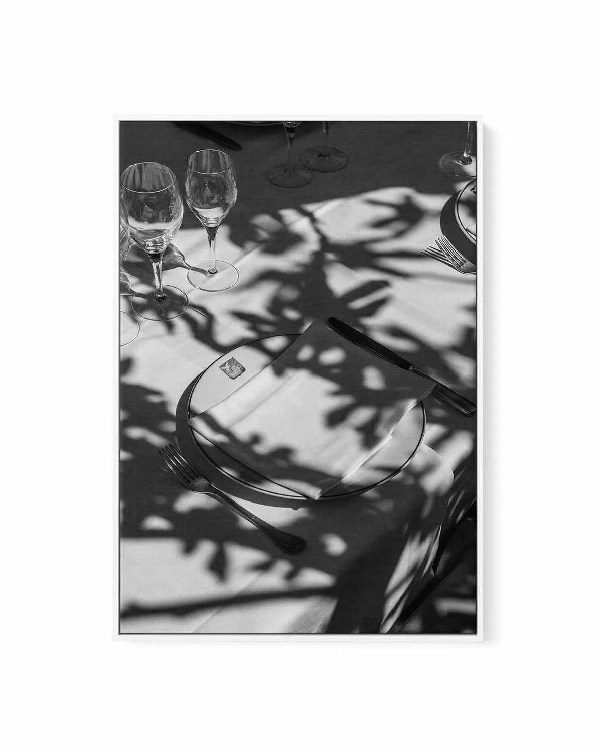 Cafe by Jovani Demetrie | Framed Canvas Art Print from Olive et Oriel where you can shop wallpaper and artworks online