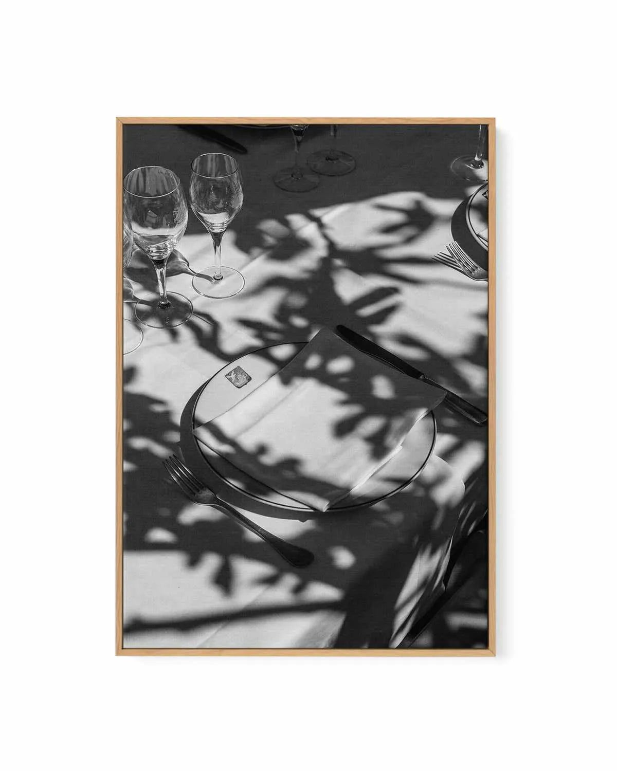 Cafe by Jovani Demetrie | Framed Canvas Art Print from Olive et Oriel where you can shop wallpaper and artworks online