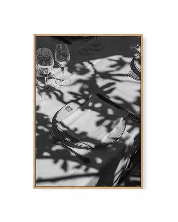 Cafe by Jovani Demetrie | Framed Canvas Art Print from Olive et Oriel where you can shop wallpaper and artworks online