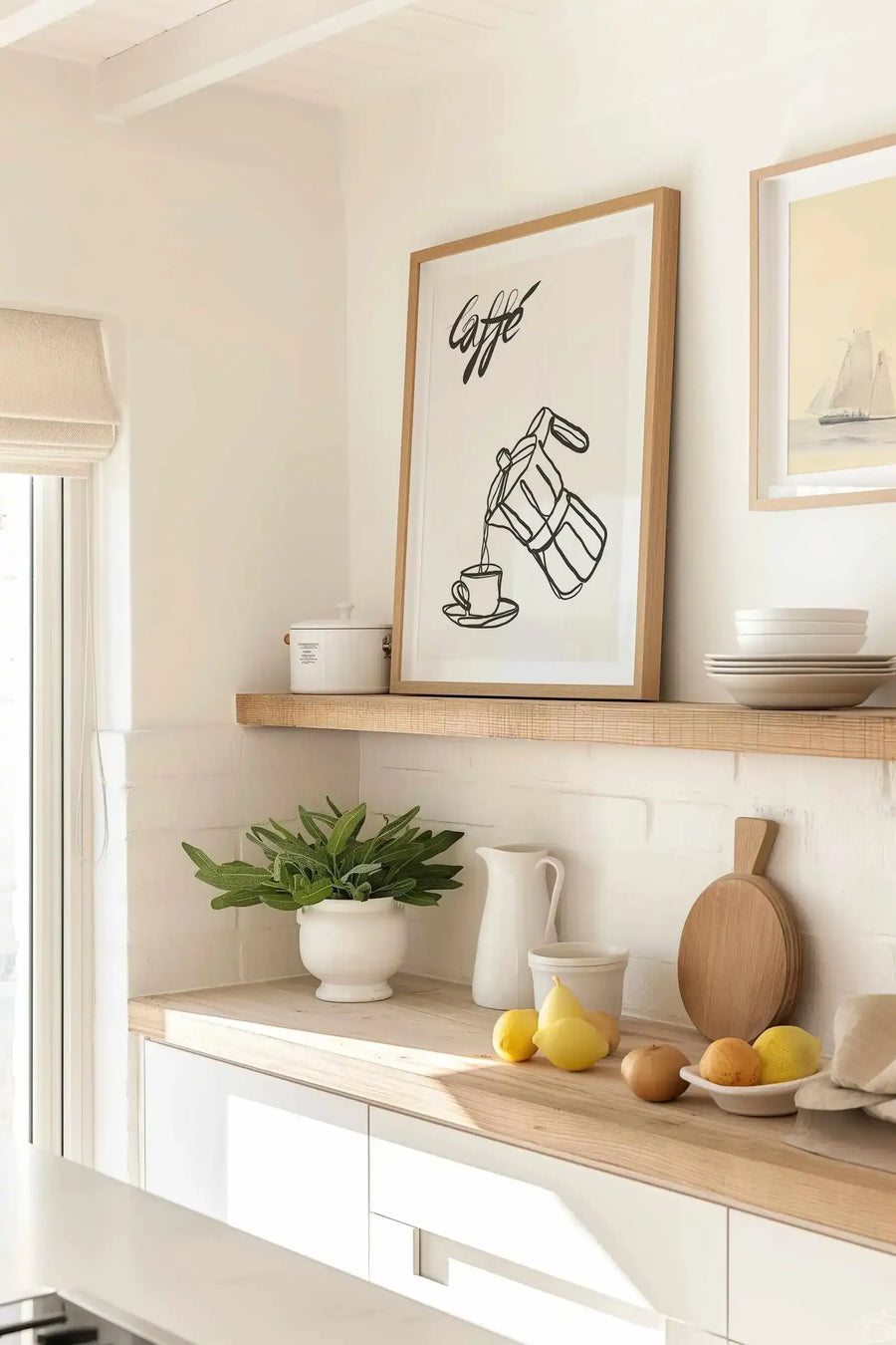 Caffe Italiano I Art Print from Olive et Oriel where you can shop wallpaper and artworks online