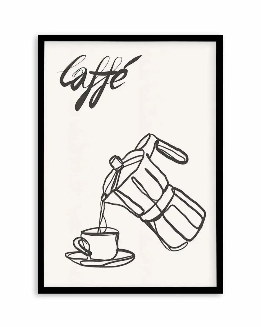 Caffe Italiano I Art Print from Olive et Oriel where you can shop wallpaper and artworks online