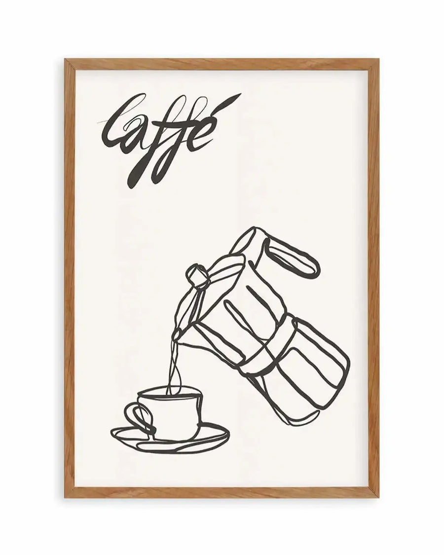 Caffe Italiano I Art Print from Olive et Oriel where you can shop wallpaper and artworks online