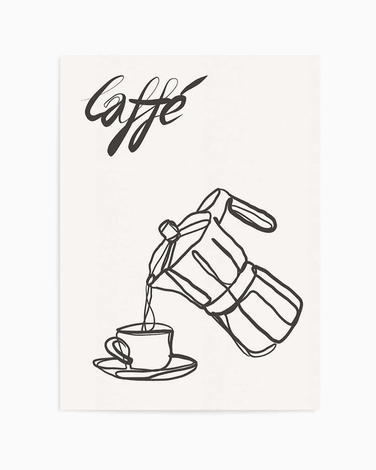 Caffe Italiano I Art Print