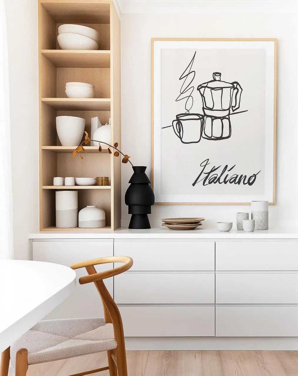 Caffe Italiano II Art Print from Olive et Oriel where you can shop wallpaper and artworks online