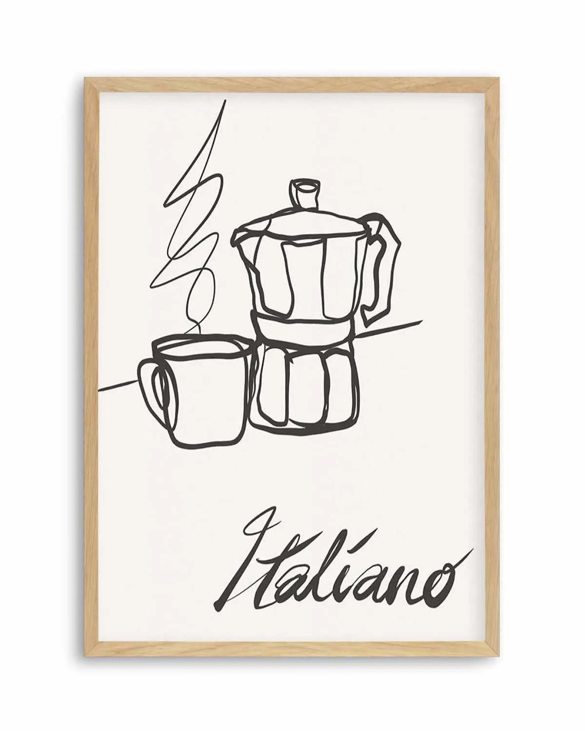 Caffe Italiano II Art Print from Olive et Oriel where you can shop wallpaper and artworks online